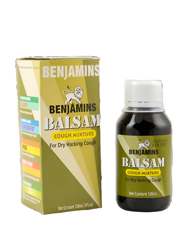Benjamins Balsam Cough Mixture, 120ml